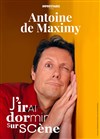 Antoine de Maximy dans J'irai dormir sur scène - Théâtre Antoine