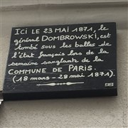 Visite Guidée : Commune de Paris | par Thierry Heil Mtro Blanche Affiche